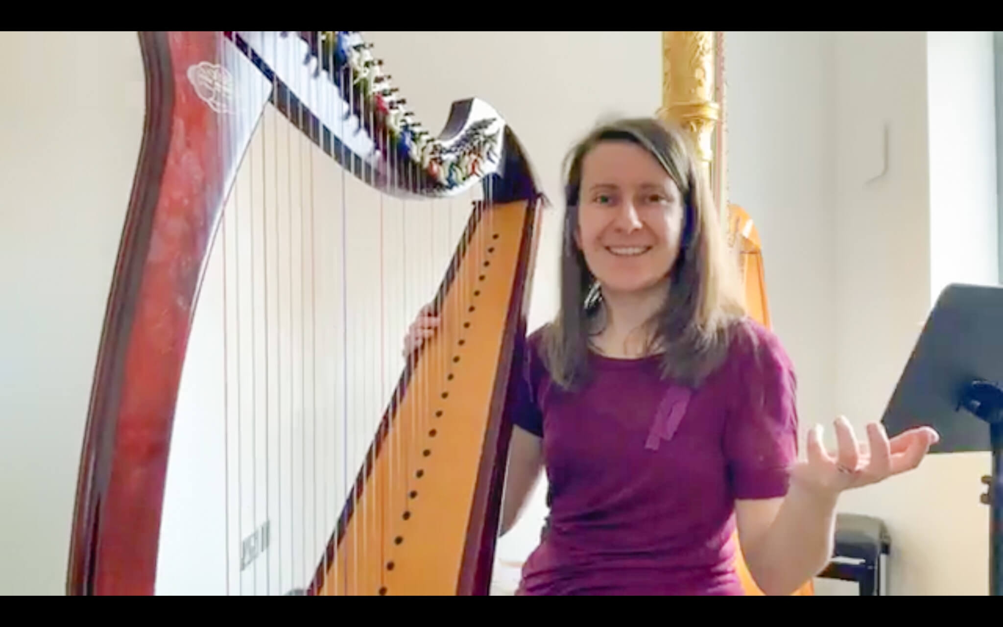 Live Harp Lesson 44 How to break bad habits on the harp? Zuzanna Olbryś