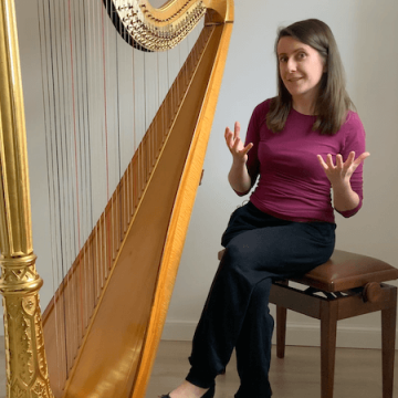 Coffee Break Harp 1 – How high should you sit at the harp?